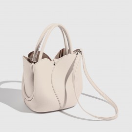 3-Color Tote Bags - Stylish Black, Orange & Beige Handbags with Golden-Tone Hardware, Perfect for Business, Commuting & Casual Outings, Versatile Carryall | Minimalist Design | Textured Finish