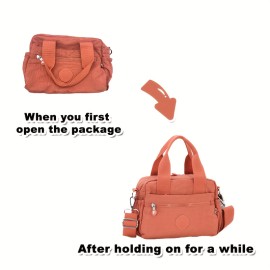 [Lightweight Messenger Bag] Lightweight Nylon Women's Messenger Bag | Durable, Adjustable Wide Shoulder Strap, Large Capacity, Multiple Pockets, Scratch-Resistant and Wear-Resistant Material