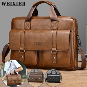 Men's Crossbody Bag - New Business Briefcase, Large Capacity Laptop Backpack with Premium Design, Minimalist Shoulder Tote for Men
