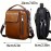 Men'S Genuine Leather Crossbody Bag - Adjustable Strap, Multiple Compartments, Zipper Closure, Black & Brown Options, Perfect for Everyday Use, Secure Travel Bag | Sleek Shoulder Bag | Durable Zipper Closure, Busy Professionals, Small Crossbody Bag, Mini Shoulder Bag for Men, Chains for Cross Bag, Wallet Crossbody Bag for Men, Business Travelers