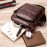 Double-layer business crossbody bag, portable shoulder bag casual bag, unisex Genuine Leather crossbody, top layer Genuine Leather square bag, Genuine Leather single-shoulder handbag, suitable for Valentine's Day, Teacher's Day, back-to-school, graduation, and Christmas gifts