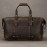 Men's Genuine Leather Travel Duffel Bag, 20 Inch Vintage Carry-On, Large Capacity, Commuter Style, No Wash, Adjustable Strap, Unprinted, Handheld & Shoulder Bag
