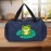 1pc Frog Design Large Capacity Travel Duffel Bag - Durable Polyester Sports & Yoga Tote with Shoulder Strap, Playful Green Frog Illustration, Perfect for Gym, Outdoor Adventures, and Daily Use