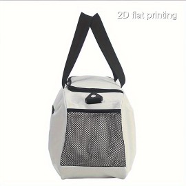 1pc Frog Design Large Capacity Travel Duffel Bag - Durable Polyester Sports & Yoga Tote with Shoulder Strap, Playful Green Frog Illustration, Perfect for Gym, Outdoor Adventures, and Daily Use