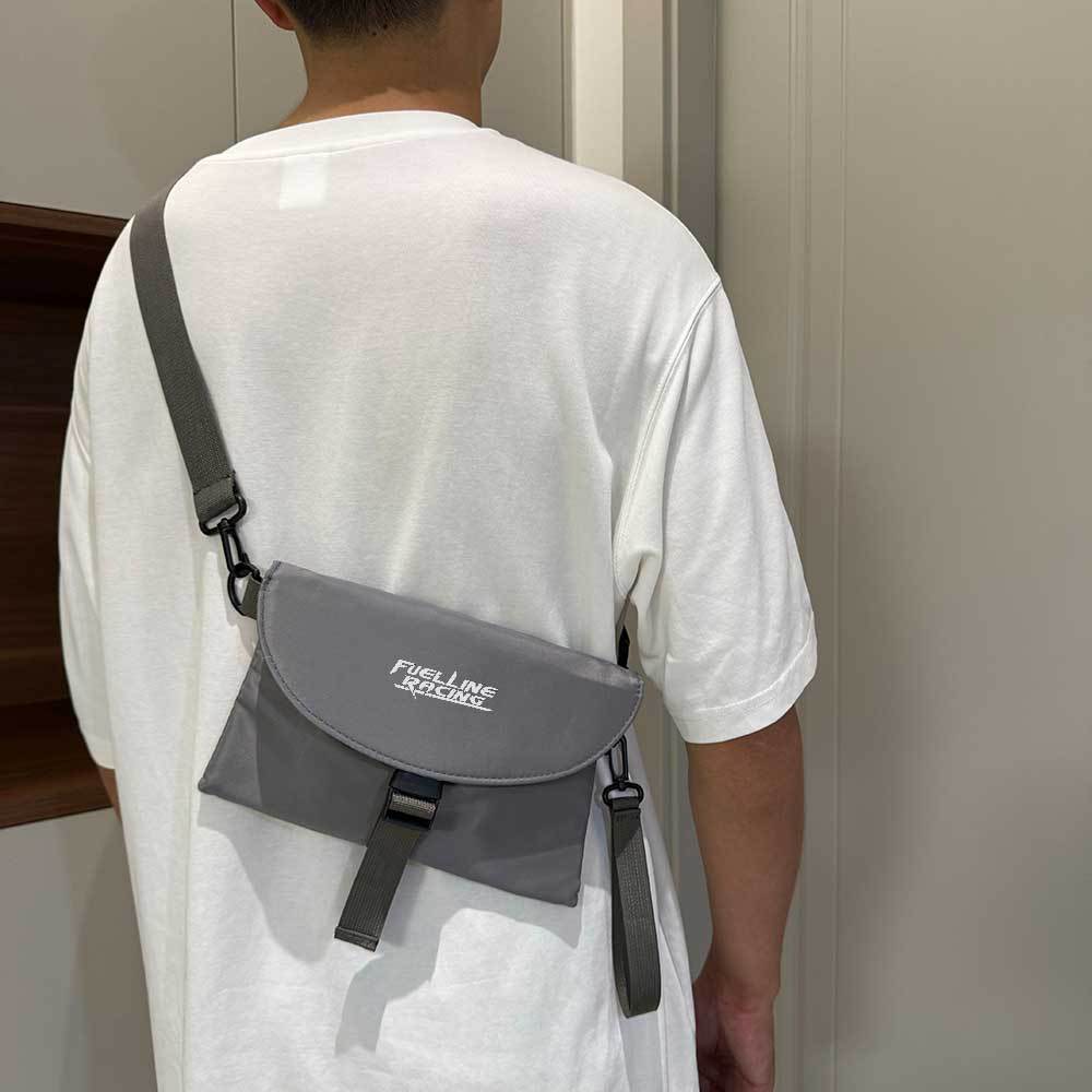 Father'S Day Gift Nylon Crossbody Bag with Tool Pattern, Multi-Functional Layered Design, Adjustable Strap, Machine Washable - Ideal for Daily Commute, Commuter Bag | Functional Design | Durable Strap, Crossbody Bag