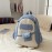 Stylish Black Nylon Backpack with Adjustable Straps - Cartoon Shark Design, Lightweight & Durable, Perfect for Students or Casual Use, Casual Daypack | Playful Design | Secure Zipper Closure