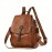 Women's Large Capacity Backpack - Backpack with Adjustable Shoulder Straps & flap closure, Elegant Brown-like, for Travel, Work, School - Everyday Carryall Bag, Versatile Carryall, Sophisticated Look, Highquality Finish, Functional Tassel, Professional Women