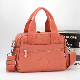 [Lightweight Messenger Bag] Lightweight Nylon Women's Messenger Bag | Durable, Adjustable Wide Shoulder Strap, Large Capacity, Multiple Pockets, Scratch-Resistant and Wear-Resistant Material