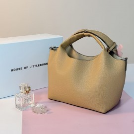 HOUSE OF LITTLEBUINNY • Versatile Modern Women's Crossbody Bag • Convertible Handbag/Clutch Purse with Detachable Strap • Synthetic Faux Leather Everyday & Formal Bag in Black/White/Beige • Minimalist Shoulder Bag for Casual Formal Outfits • Sleek Durable Fashionable Tote • Trendy Sturdy No-Padding Construction • Compatible with Office Women