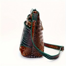 [Large Capacity] Crocodile Pattern Women's Bag | Versatile and Stylish | Large Capacity Crossbody Bag