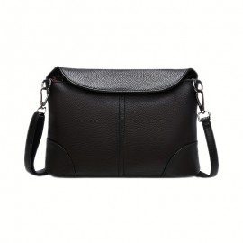 Elegant Women's Shoulder Bag, Casual Simple Design, Large Capacity Business Commuter Crossbody Purse