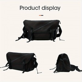 Casual Men's Crossbody Messenger Bag, Durable Laptop Bag