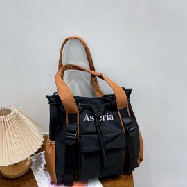 Fashionable Large Capacity Women'S Tote Bag, Multifunctional Storage Commuting Crossbody Bag with Custom Embroidery. Ideal As a Birthday Gift for Family And Friends Or a Mother'S Day Present.