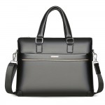 Men'S Minimalist Tote Bag with Adjustable Strap - Black, Durable, Everyday Commute Shoulder Bag, Everyday Tote Bag | Minimalist Style | Adjustable Strap Bag