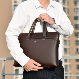 Men's Handbag Business Briefcase Computer Bag Large Capacity Conference Work Document Bag