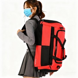 New NnBag Men's Handbag, Multi-Pocket Large Capacity Multifunctional Unisex Travel and Gym Bag - Fashionable Multi-Color, Multifunctional Storage Bag with Large Capacity, Adjustable Shoulder Strap and Separate Shoe Compartment - Durable