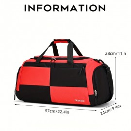 New NnBag Men's Handbag, Multi-Pocket Large Capacity Multifunctional Unisex Travel and Gym Bag - Fashionable Multi-Color, Multifunctional Storage Bag with Large Capacity, Adjustable Shoulder Strap and Separate Shoe Compartment - Durable