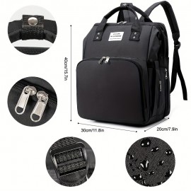 Multi-Pocket Foldable Multi-Functional Backpack, Large Capacity Women's Shoulder Bag, Stylish Storage Backpack, Baptism Gift