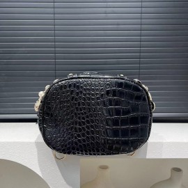 Women's Elegant Alligator-Print  Handbag/Purse - Detachable Strap & ic Closure, / with Bead Accent - Luxury Wedding, Party, Gala Accessory ( Light Beige)