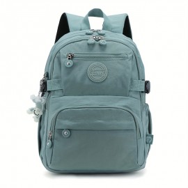 Women's Large Capacity Backpack - Heavy-Duty Nylon School Backpack with Multiple Zippered Compartments, Adjustable Padded Shoulder Straps & Laptop Sleeve, Lightweight Backpack for College, Travel, - Available in Navy Blue, Lake Blue, Burgundy, Black - Ideal Gift for Women,W - Stylish & Functional Everyday Backpack, Backpack For Women, Bags For Women, Travel Backpack, Back Pack For Womens, Backpacks For Women, Bagpack For Women, Backpack For Women Travel, Backpack For School,