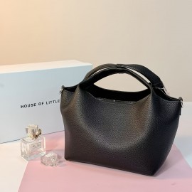 HOUSE OF LITTLEBUINNY • Versatile Modern Women's Crossbody Bag • Convertible Handbag/Clutch Purse with Detachable Strap • Synthetic Faux Leather Everyday & Formal Bag in Black/White/Beige • Minimalist Shoulder Bag for Casual Formal Outfits • Sleek Durable Fashionable Tote • Trendy Sturdy No-Padding Construction • Compatible with Office Women