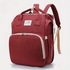 Multi-Pocket Foldable Multi-Functional Backpack, Large Capacity Women's Shoulder Bag, Stylish Storage Backpack, Baptism Gift