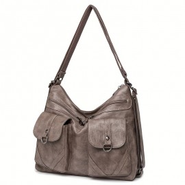 Women'S Convertible Crossbody/Backpack Bag with Adjustable Strap & Magnetic Closure - Convertible Handbag & Backpack, Golden-Tone Hardware, Versatile Fashion Accessory, Sleek Design, Sturdy Construction, Fashion Lovers