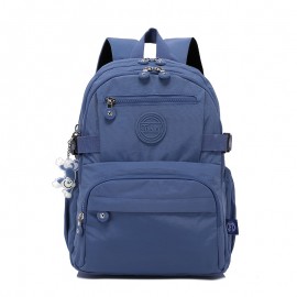 Women's Large Capacity Backpack - Heavy-Duty Nylon School Backpack with Multiple Zippered Compartments, Adjustable Padded Shoulder Straps & Laptop Sleeve, Lightweight Backpack for College, Travel, - Available in Navy Blue, Lake Blue, Burgundy, Black - Ideal Gift for Women,W - Stylish & Functional Everyday Backpack, Backpack For Women, Bags For Women, Travel Backpack, Back Pack For Womens, Backpacks For Women, Bagpack For Women, Backpack For Women Travel, Backpack For School,